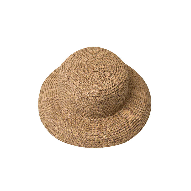 Ladies Vacation Beach Flat Top Straw Hat