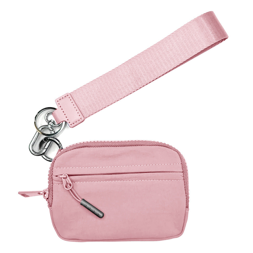 Simple Style Waterproof Nylon Small Wallet Multifunctional