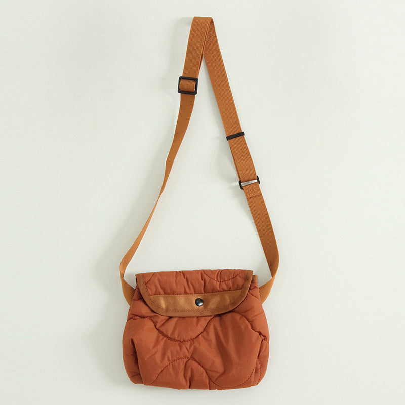 Korean Style Nylon Rhombus Crossbody Bag Casual