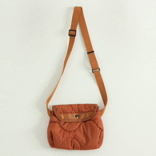 Korean Style Nylon Rhombus Crossbody Bag Casual