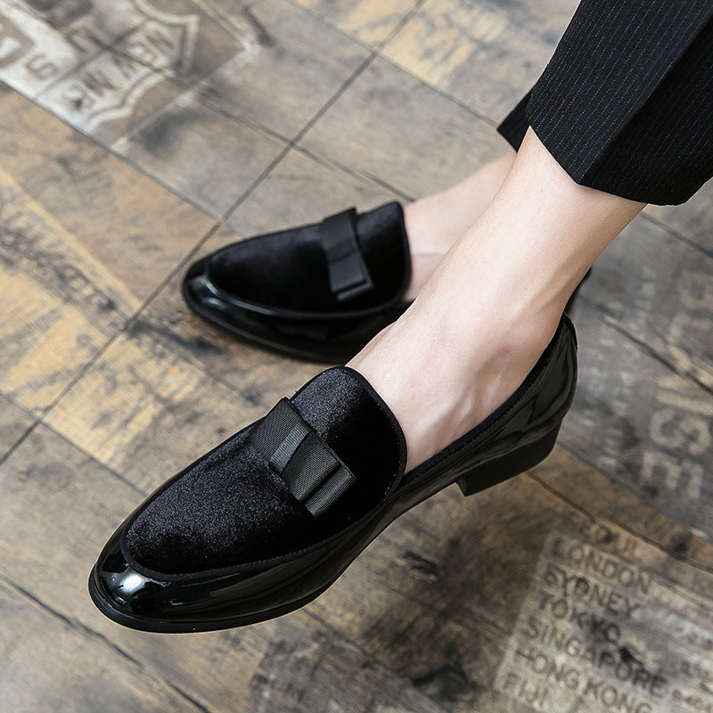 Pointed Casual Leather Shoes Men's Shoes