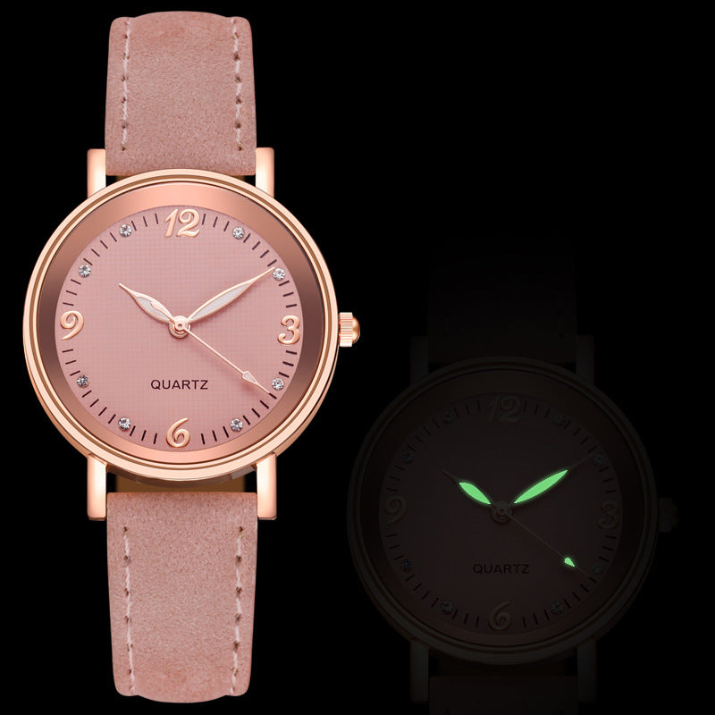 Glow In The Dark Watch Women Belt Casual Fashion