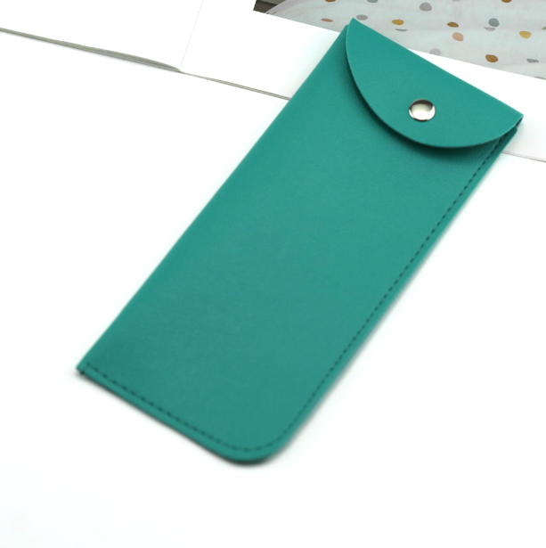 Glasses storage bag-PU leather-black-1 piece