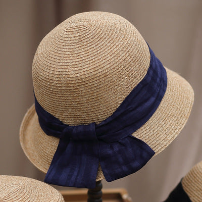 Women's Japanese Style Simple Shade Straw Hat