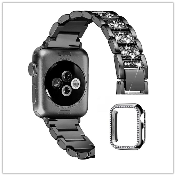 Applicable to  smart watch band with diamond