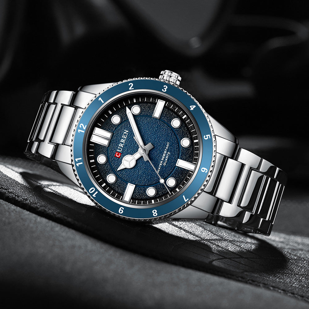 Men's Calendar Luminous Waterproof Quartz Watch