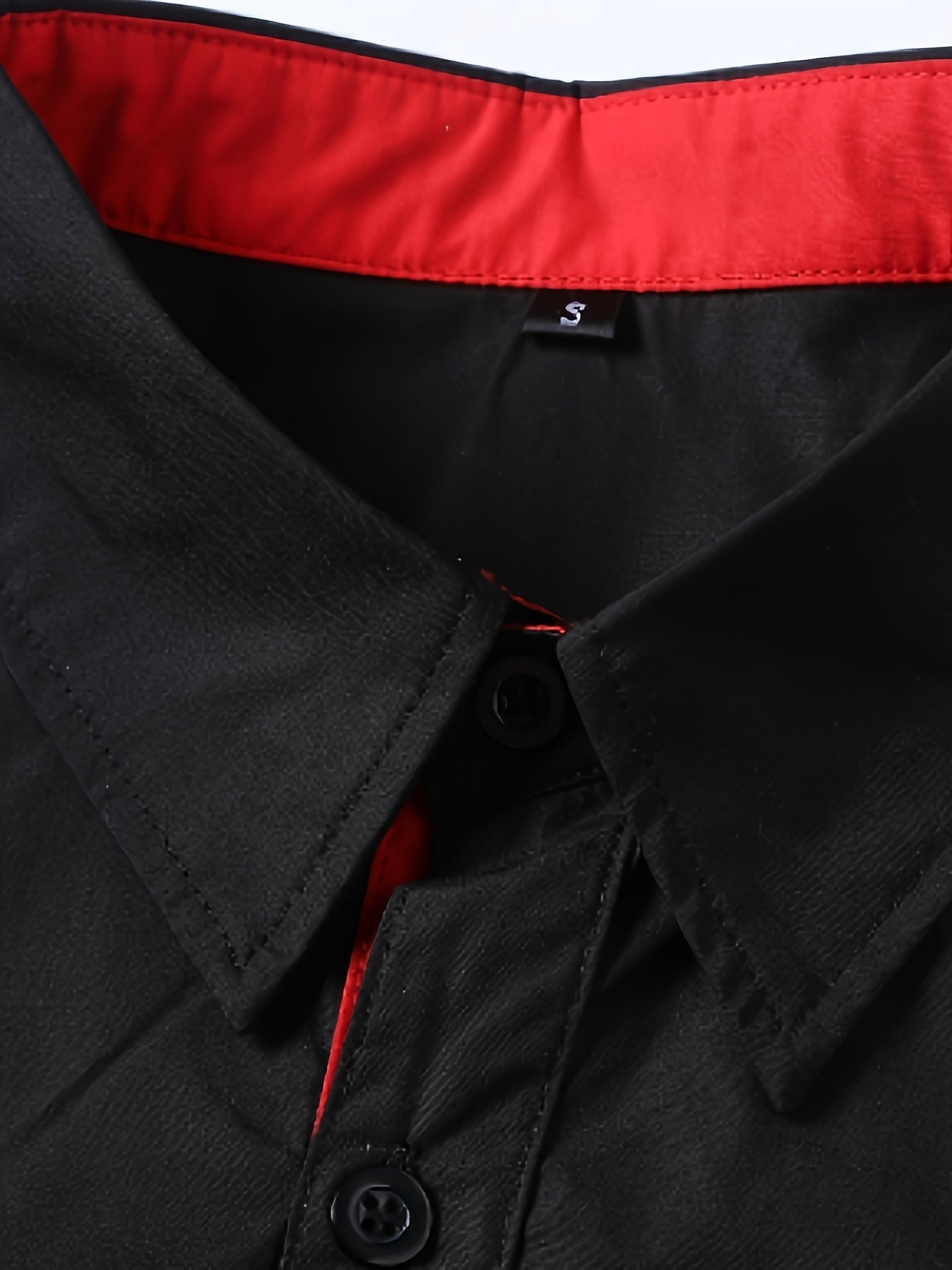 Cool And Casual Long-sleeved Shirt In Contrasting Colors For A Teenage Man