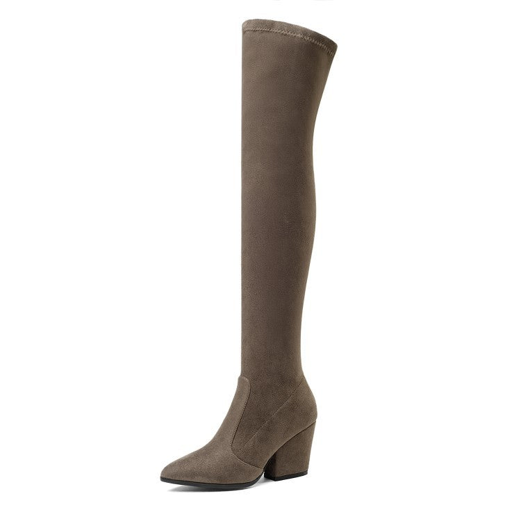 Thick And High-heeled Boots Are Thin In Winter