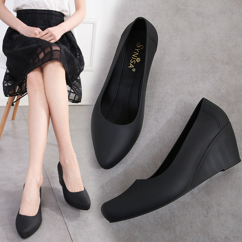 Sandals Women Han Xia Platform Wedge Heel Jelly