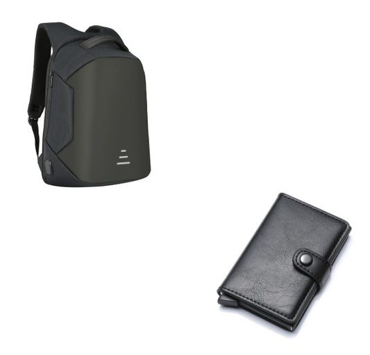 Anti-theft laptop backpack
