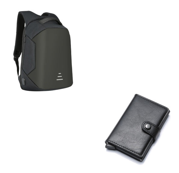 Anti-theft laptop backpack