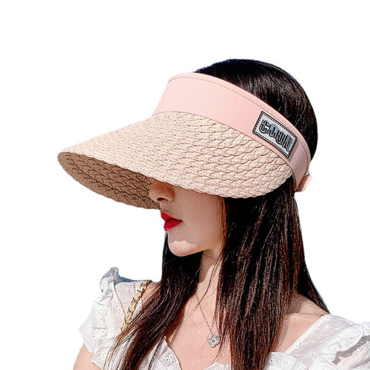 Women's Personalized Korean Style Straw Sun Hat