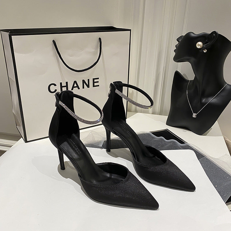 Women's High Heels Pointed Toe Stiletto Single Shoes