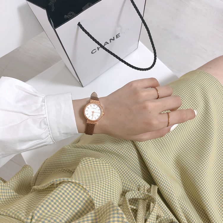 Watch with small dial