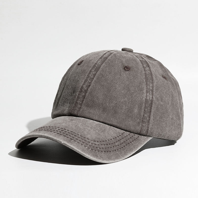 Washed Cotton Curved Brim Outdoor Sports Ladies Summer Sun Hat