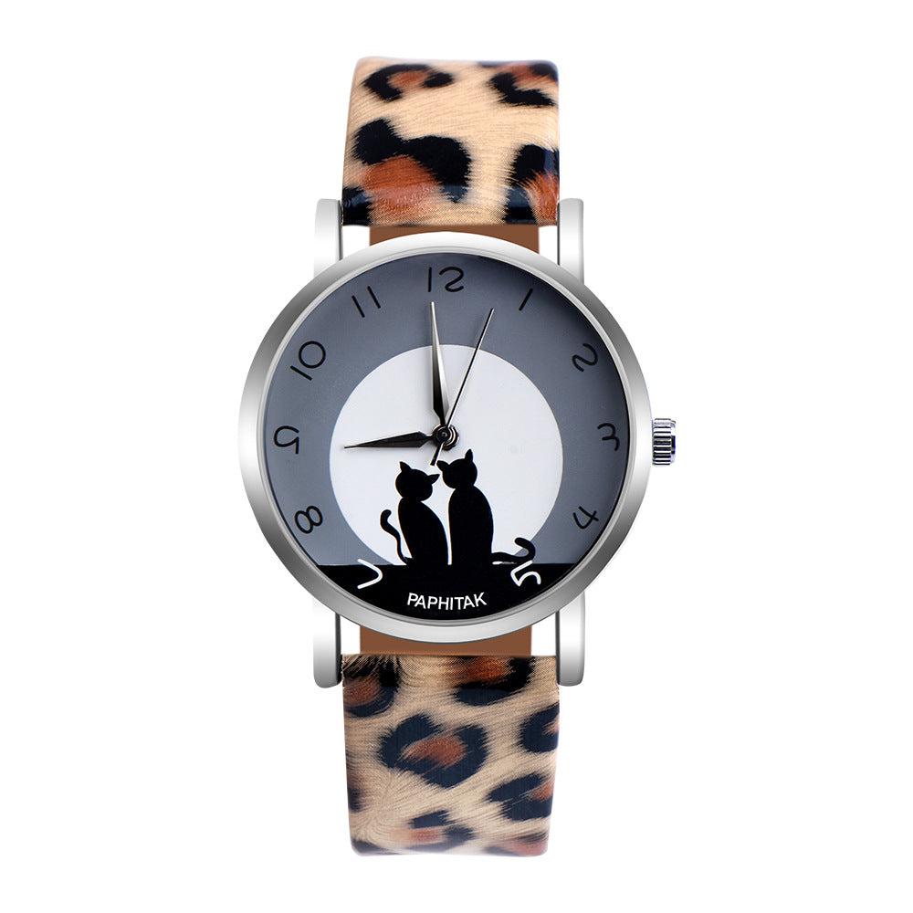 Quartz couple watch