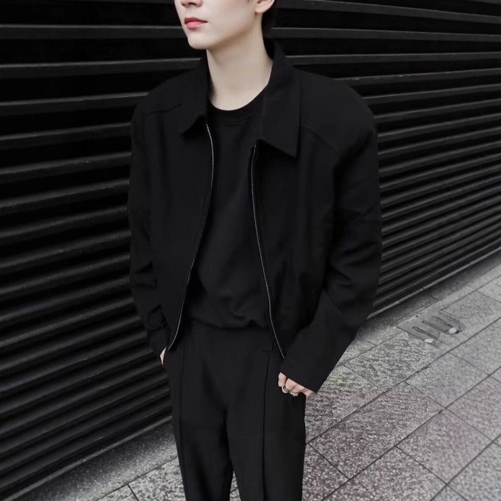 Mens And Womens Trendy Casual Short Zip Up Jacket