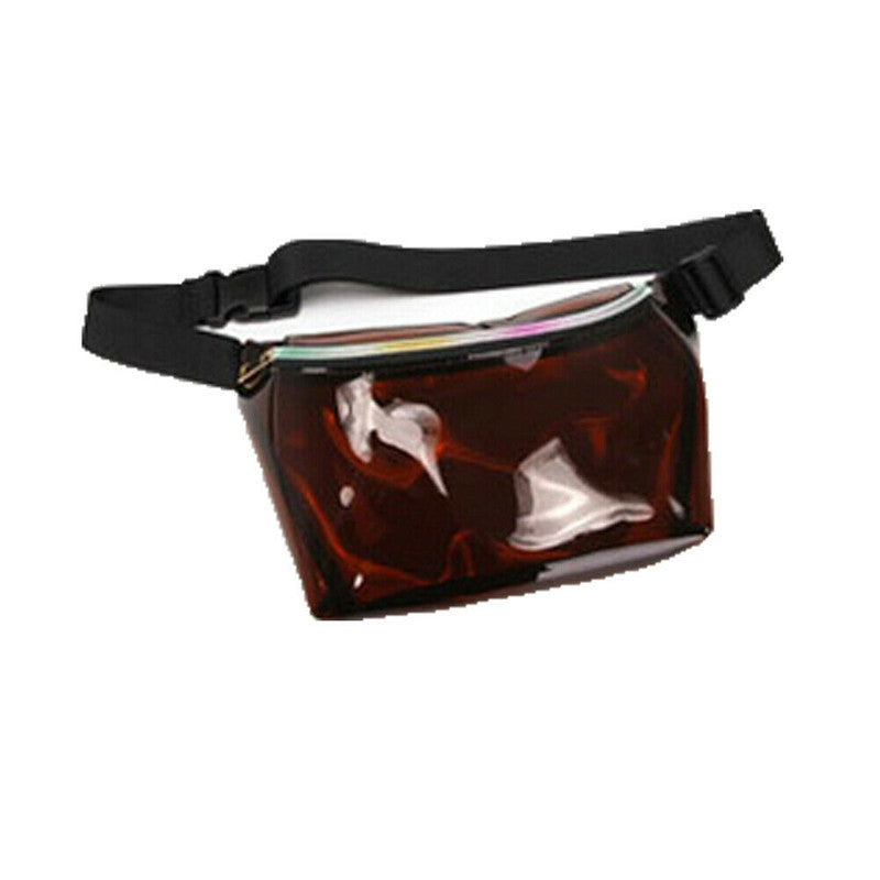 Laser transparent belt bag