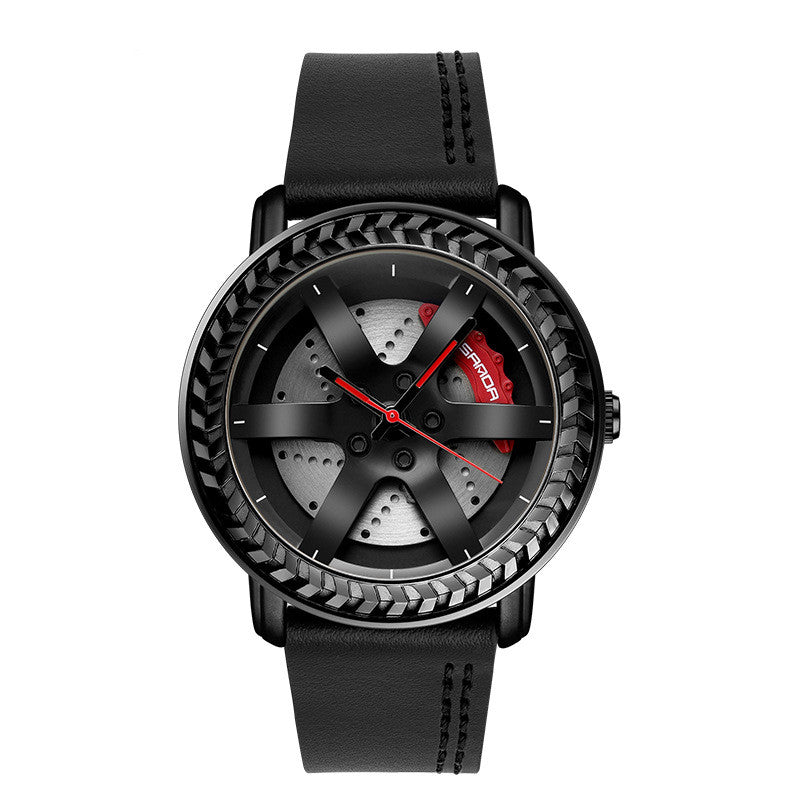 Wheel Net Red Belt Watch