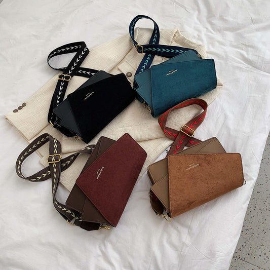 Frosted contrast color bag