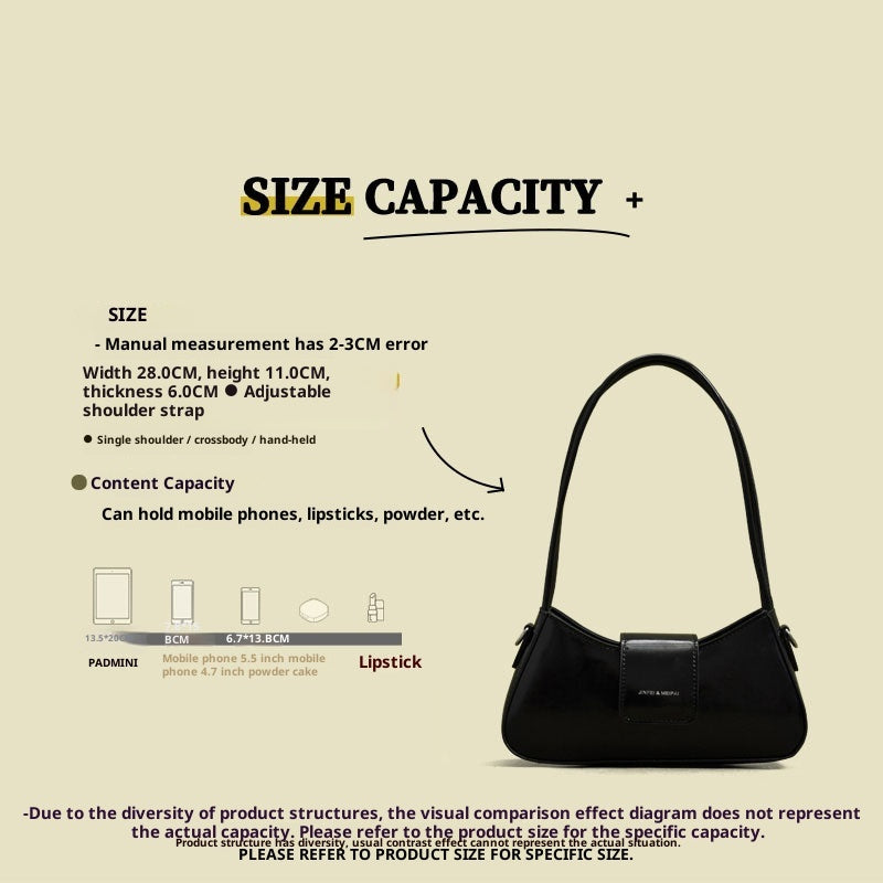 Stylish And Versatile Minimalist Shoulder Bag For Commuting