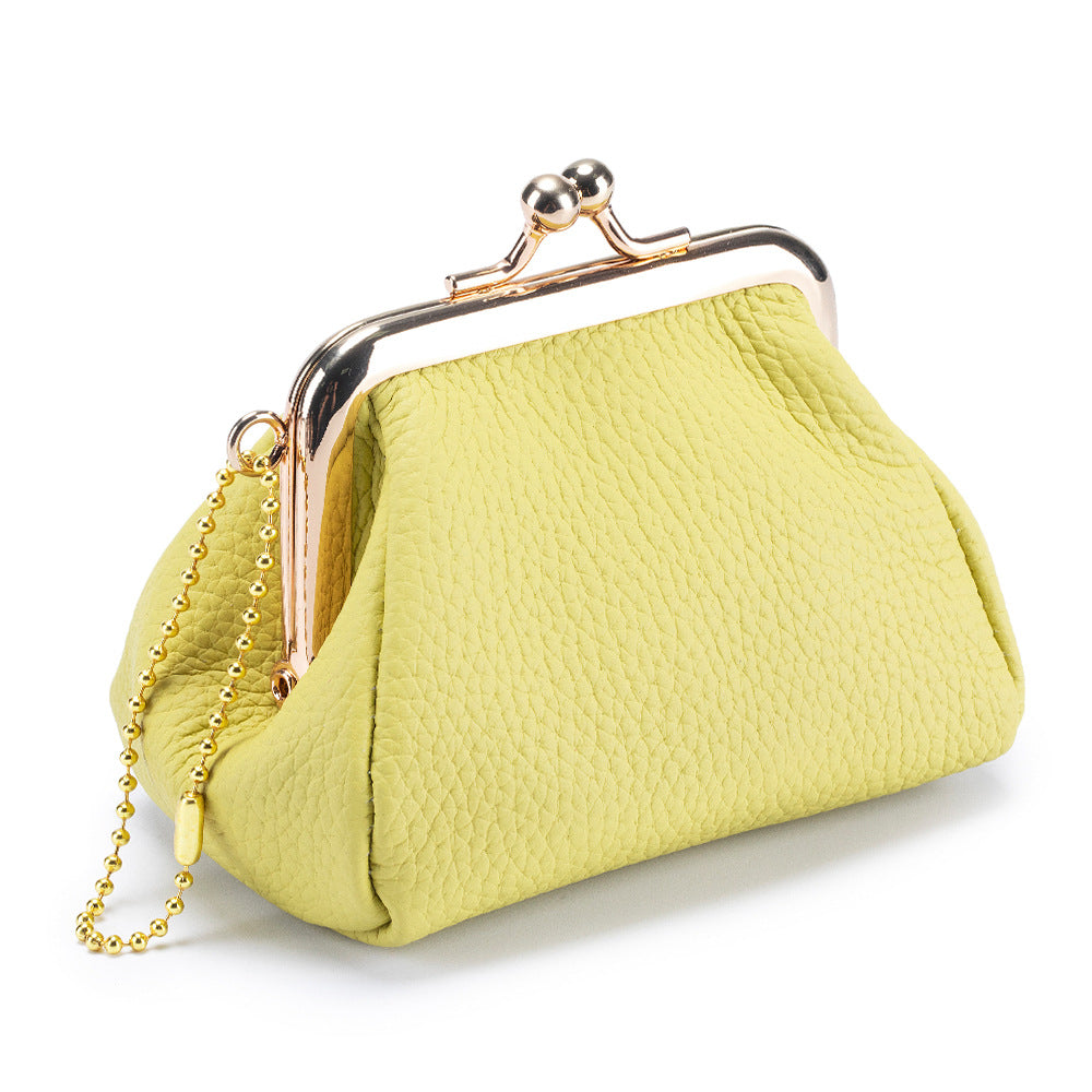 Genuine Leather Mini Coin Wallet With Female Creativity