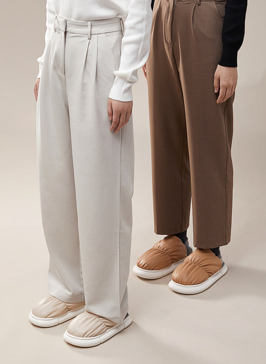 Thicken Warm Confinement Shoes Plush Slippers