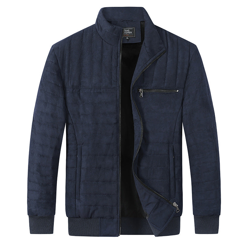 Men's Cotton-padded Jacket Stand-up Collar Thermal