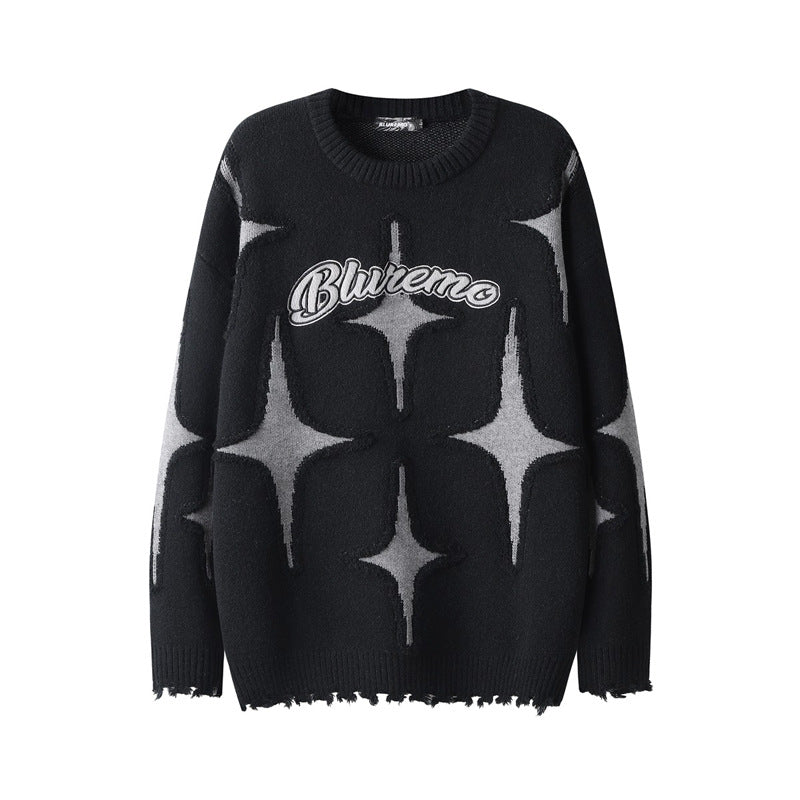 Loose And Lazy Style Fried Street Couple Sweater