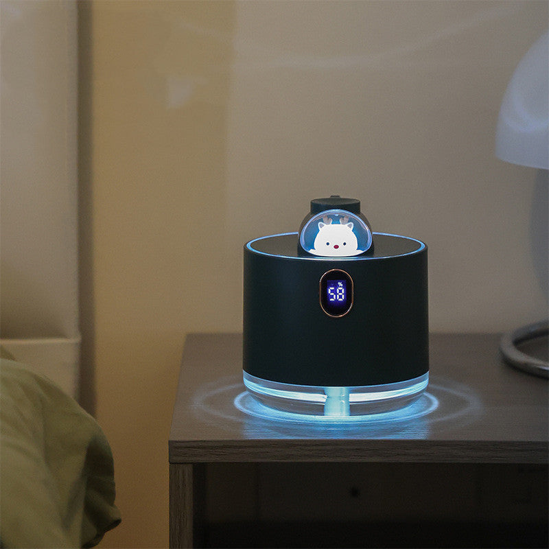 Spaceship USB Humidifier Desktop Office Mute Replenishment