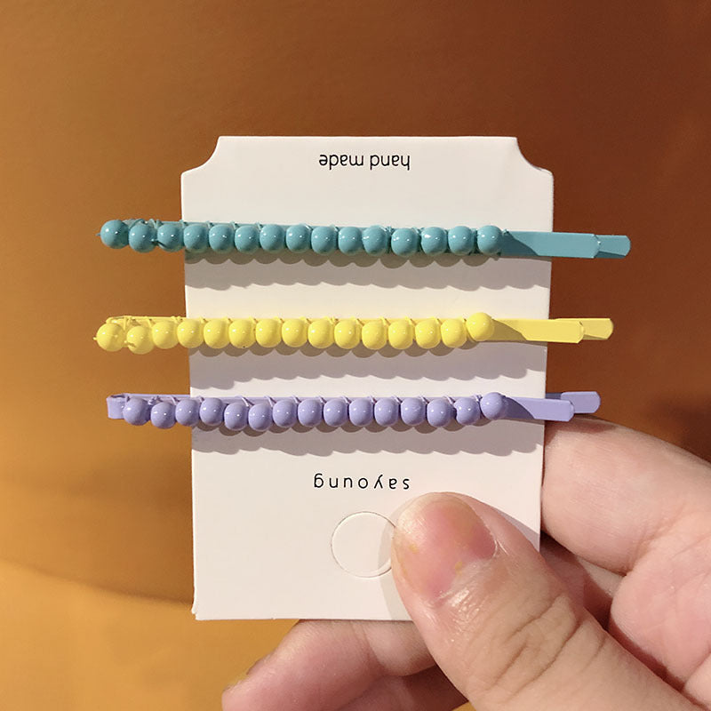 Color Painted Pearl Clip