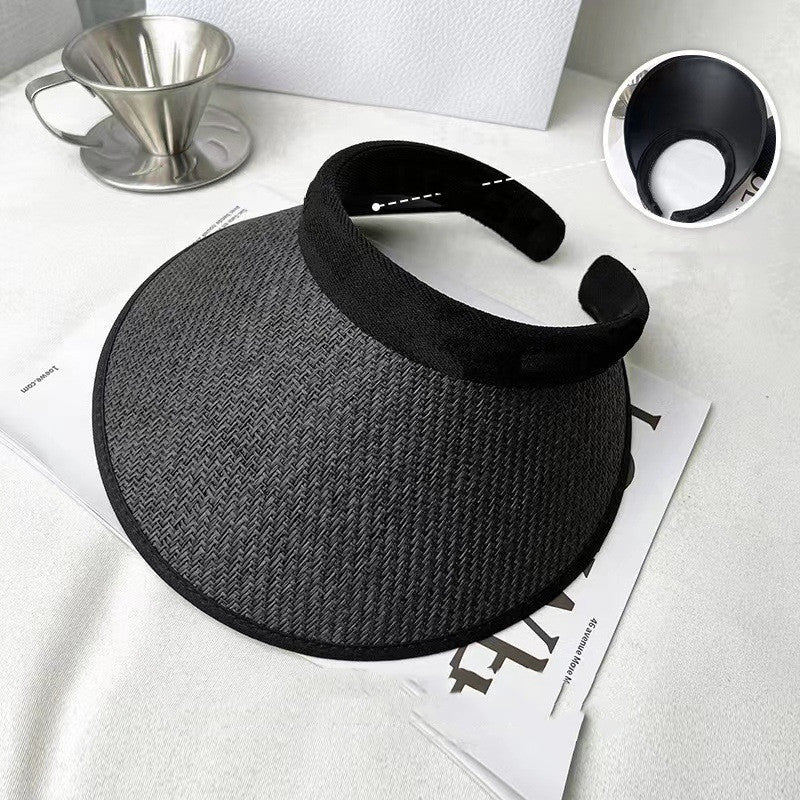 Women's Straw Hat Sunscreen Sunshade