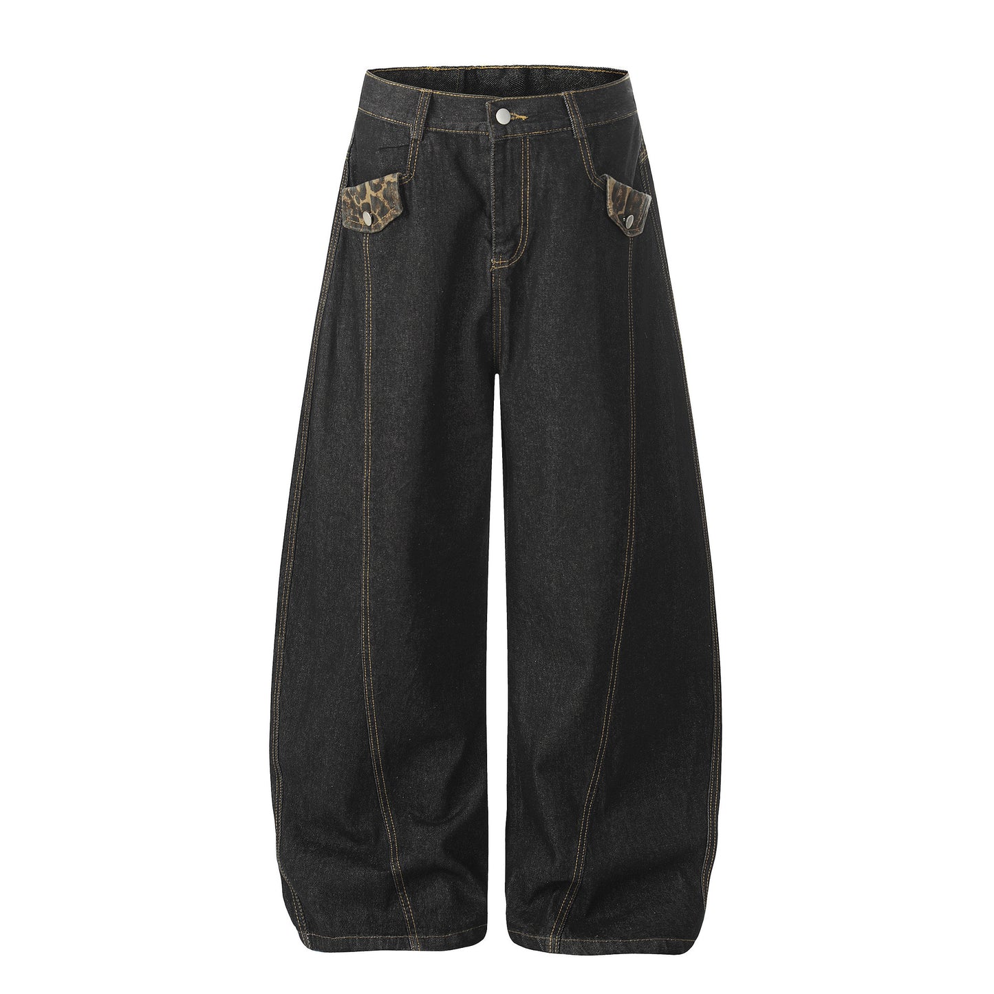 Distressed Loose-fitting Casual Pants Scimitar Jeans