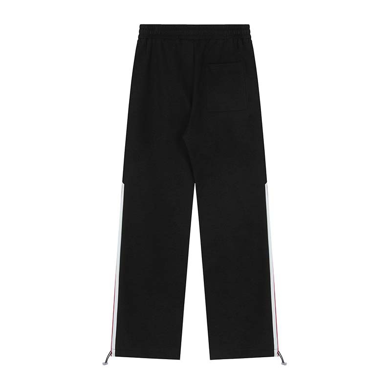 American Retro Original Letter Flocked Casual Pants