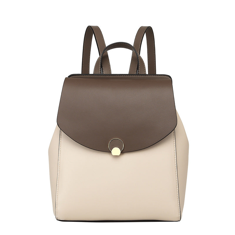 Women's New Large Capacity Leather Backpack