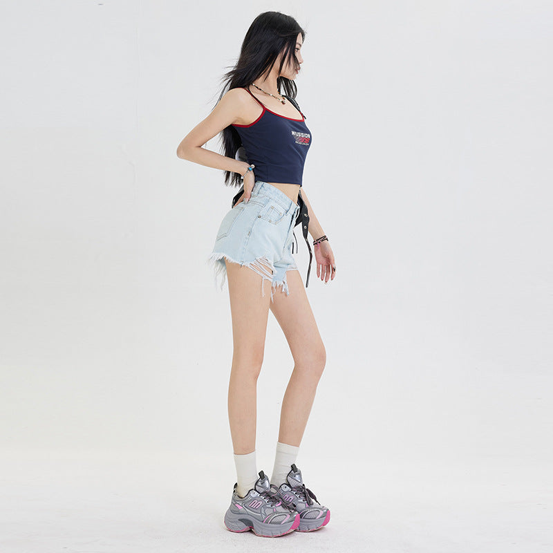 Fashion Ripped Cool Denim Shorts For Women