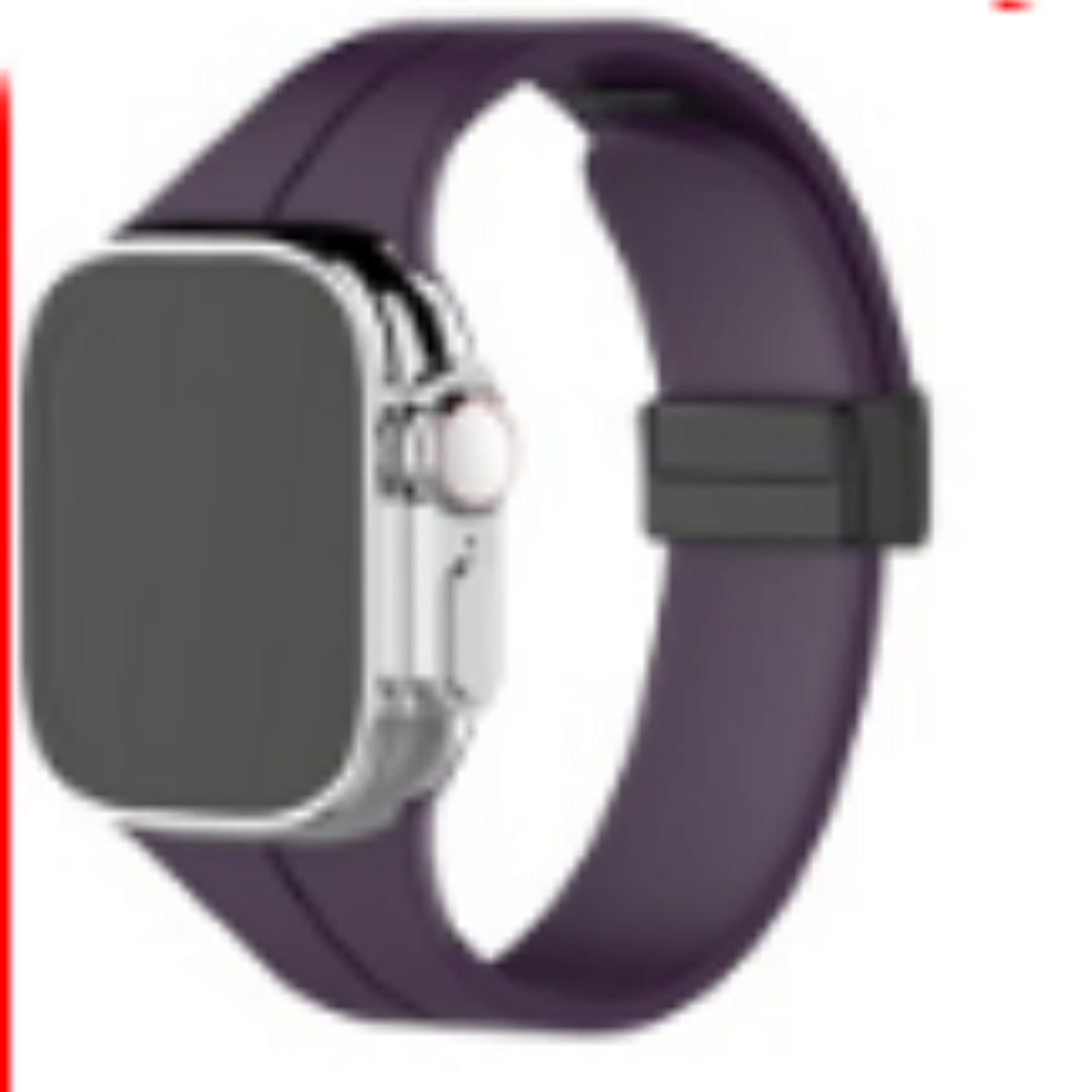 Folding Buckle Strap Sports Silicone Butterfly Buckle Strap
