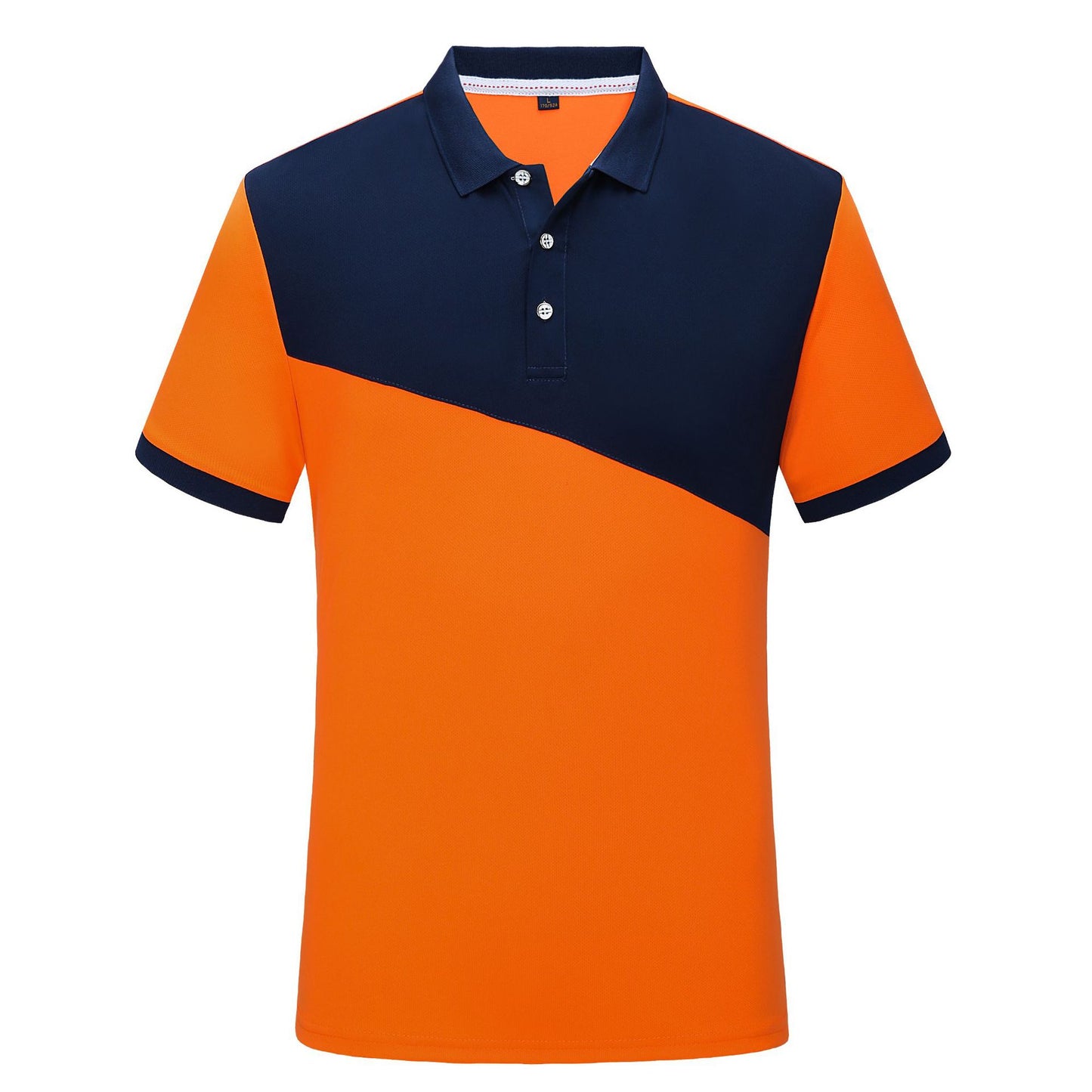 Color Matching Sports Fashion Polo Shirt Lapel