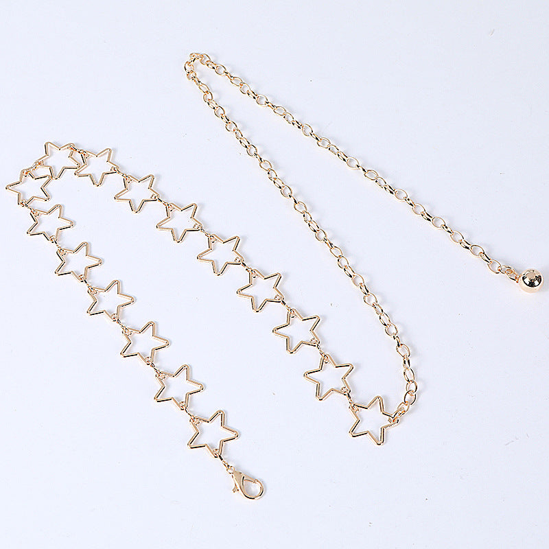 Chic Chanel-style Metal Phants Zipper