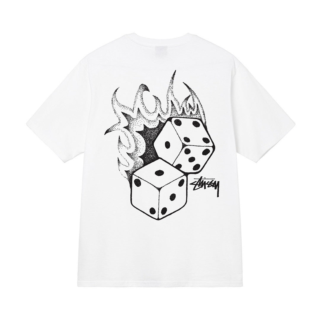 Summer Men's And Women's Short-sleeved T-shirt