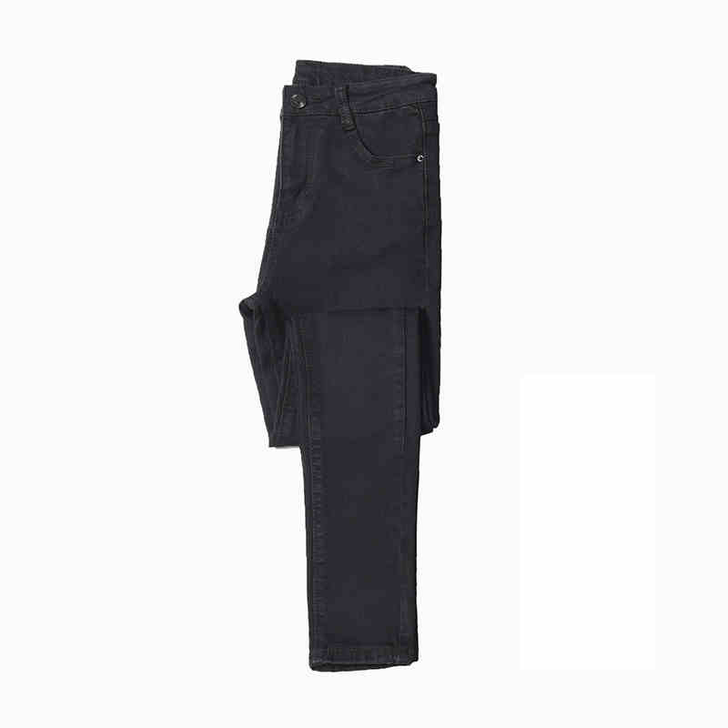 Dame-stretchjeans med høj talje og pencilpasform