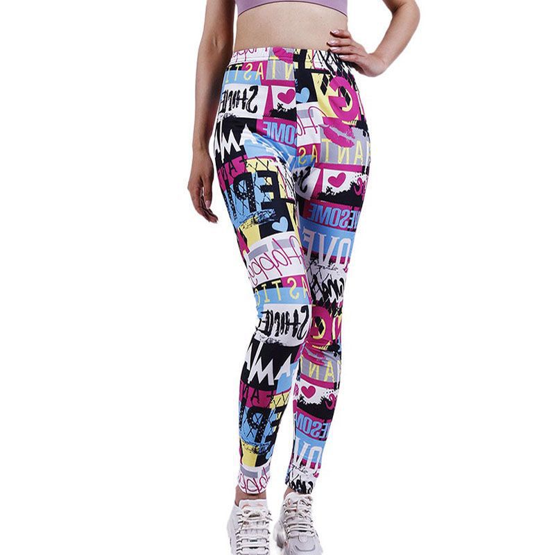 Women's Spring And Summer Thin Printed Leggings