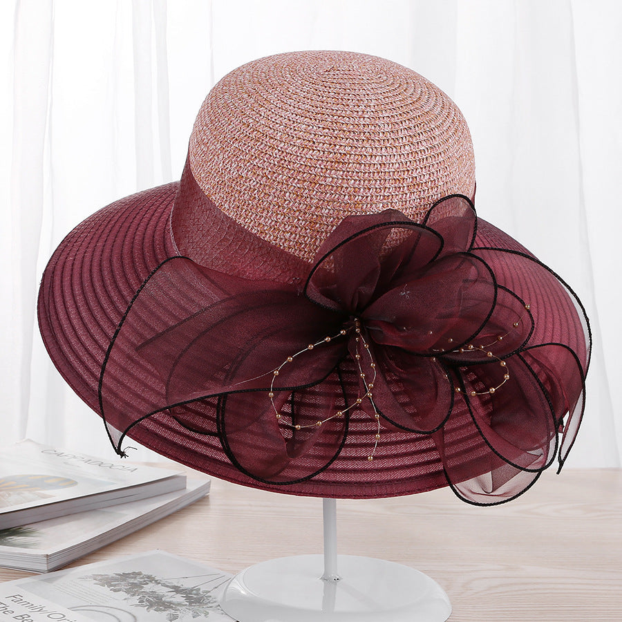 Women's Sun Hat With Large Foldable Brim