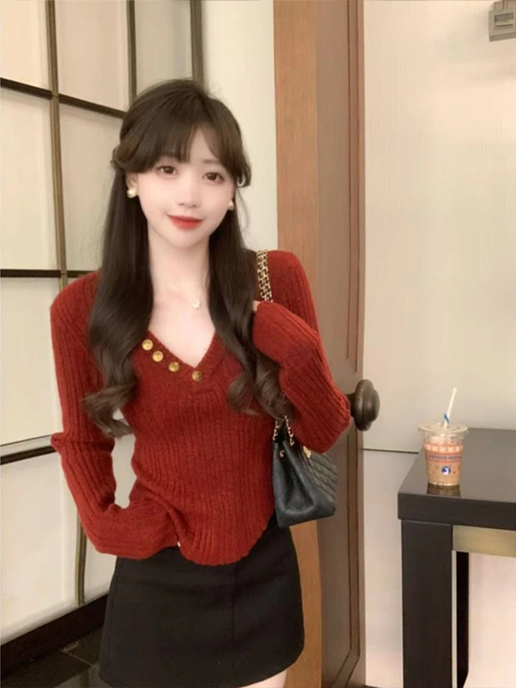 High-grade Slim Fit Inner Wear Bottoming Shirt Top