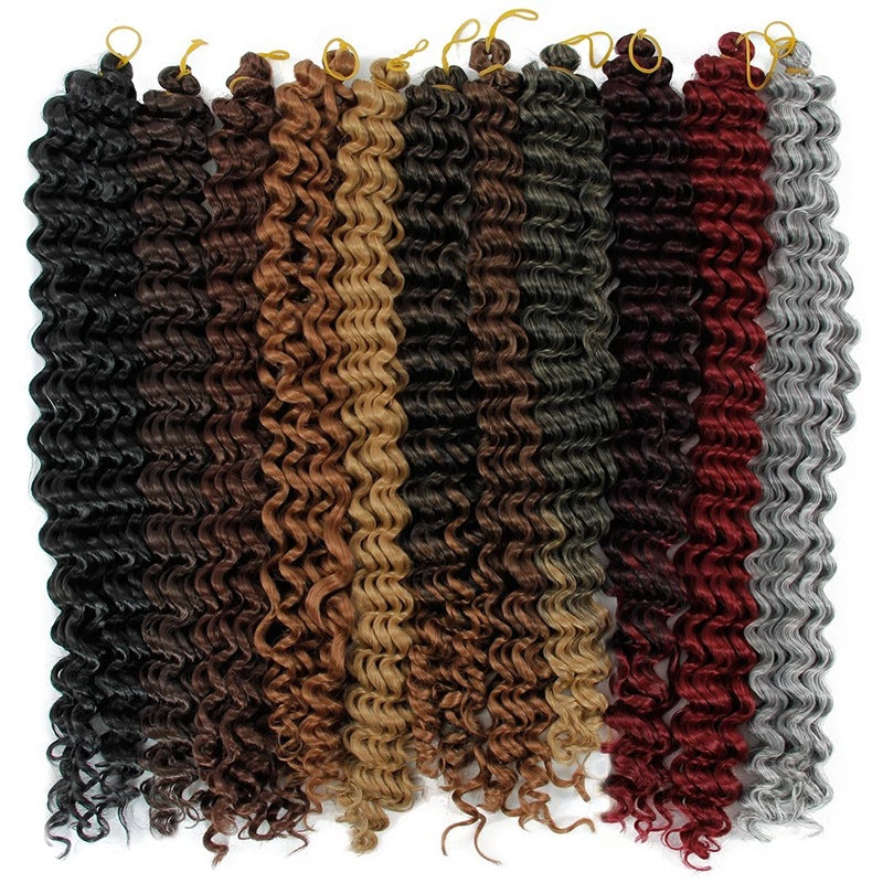 New Chemical Fiber Wig 20Inch Deep Wave