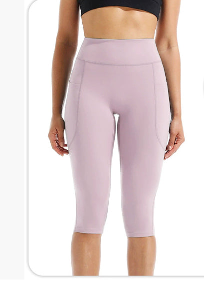 F9120 High Waist Hip Lift Fitness Pants Women's Sports Belly Contracting