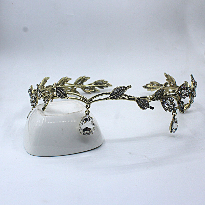 Forehead Diamond Rhinestone Wedding Headdress Vintage