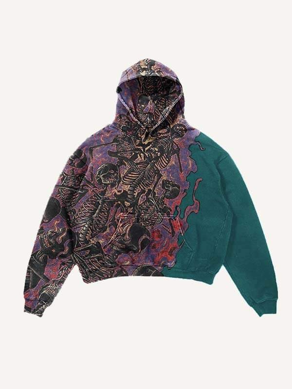 Fashion Casual Printed Polyester Sweater