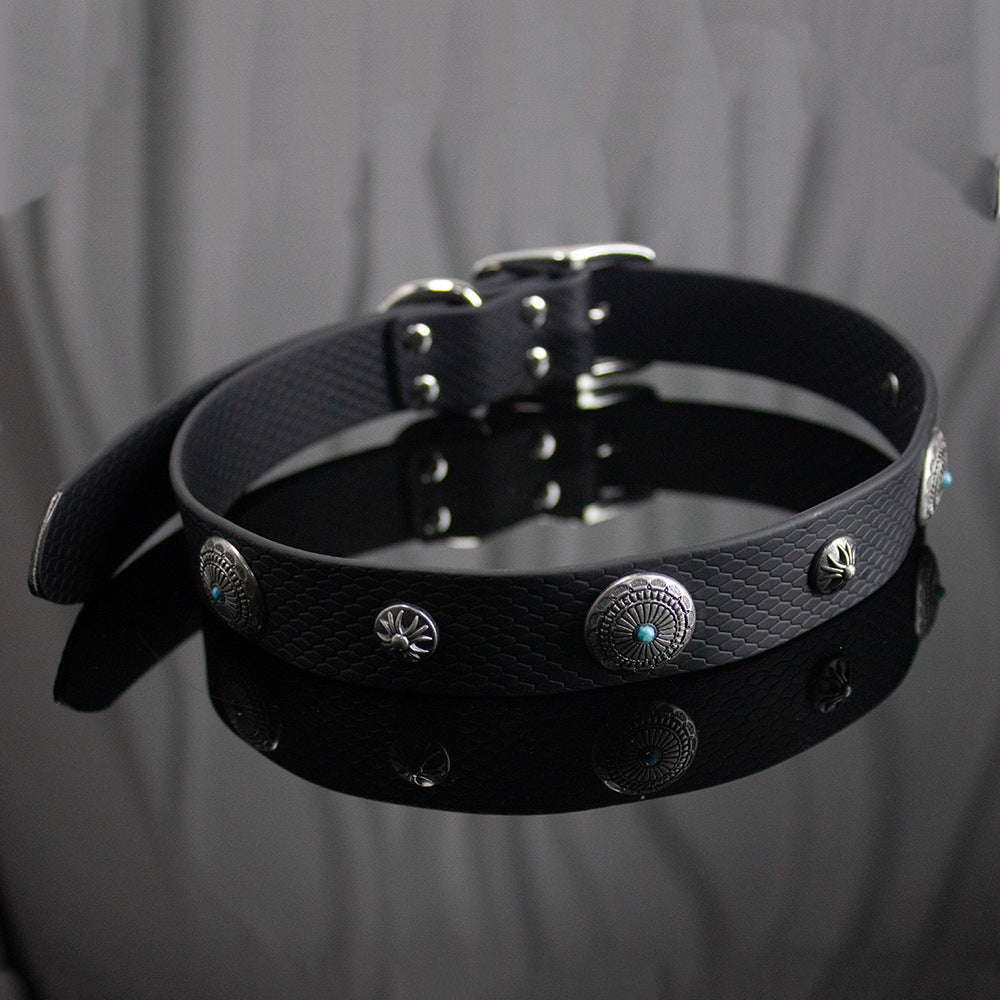 New Encapsulization Webbing Dog Collar Washable And Easy To Clean