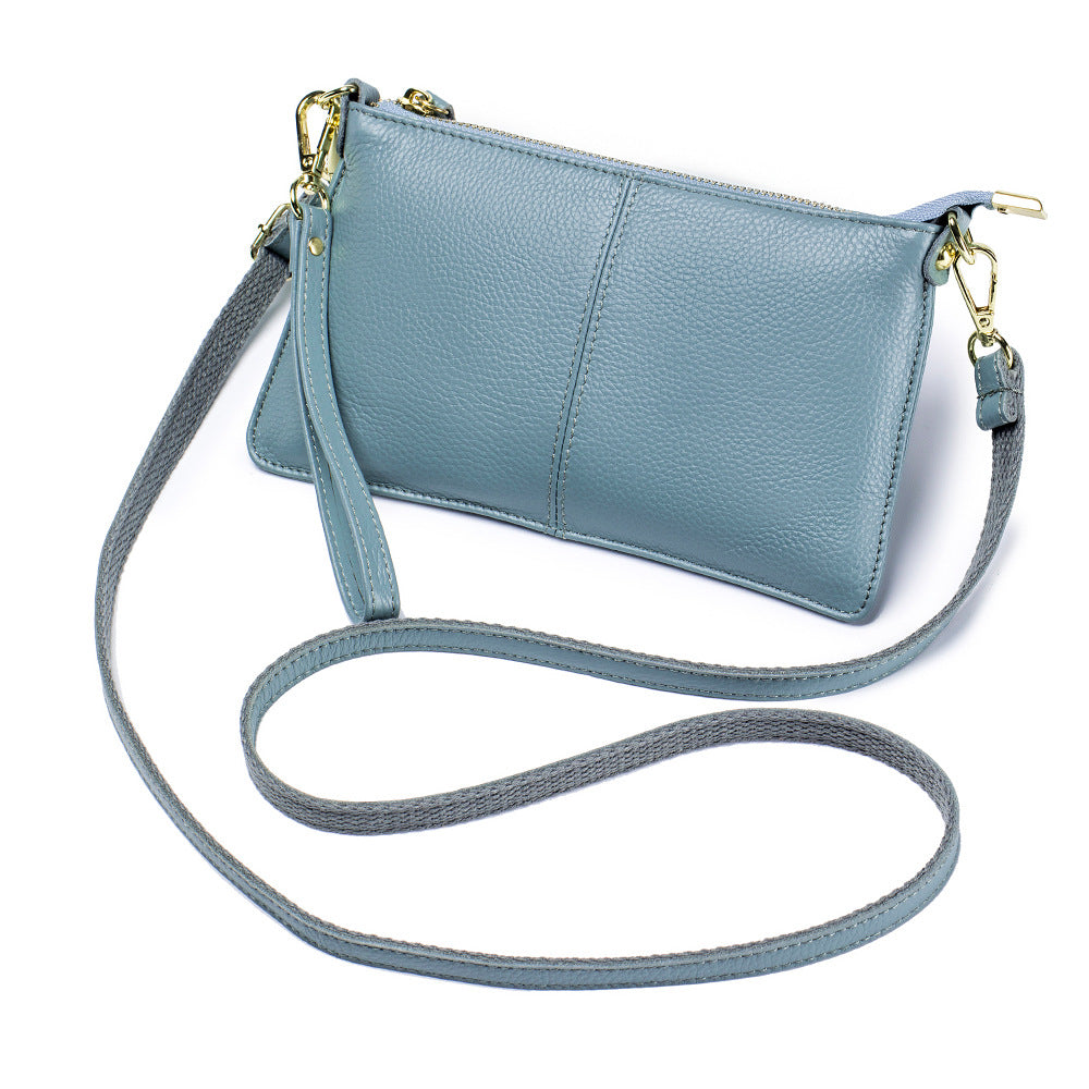 Leather One-shoulder Women's Leather All-match Clutch